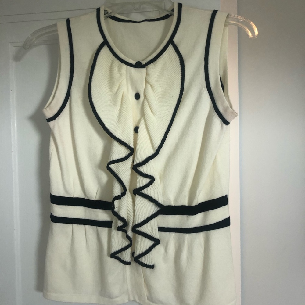 Black and white tank